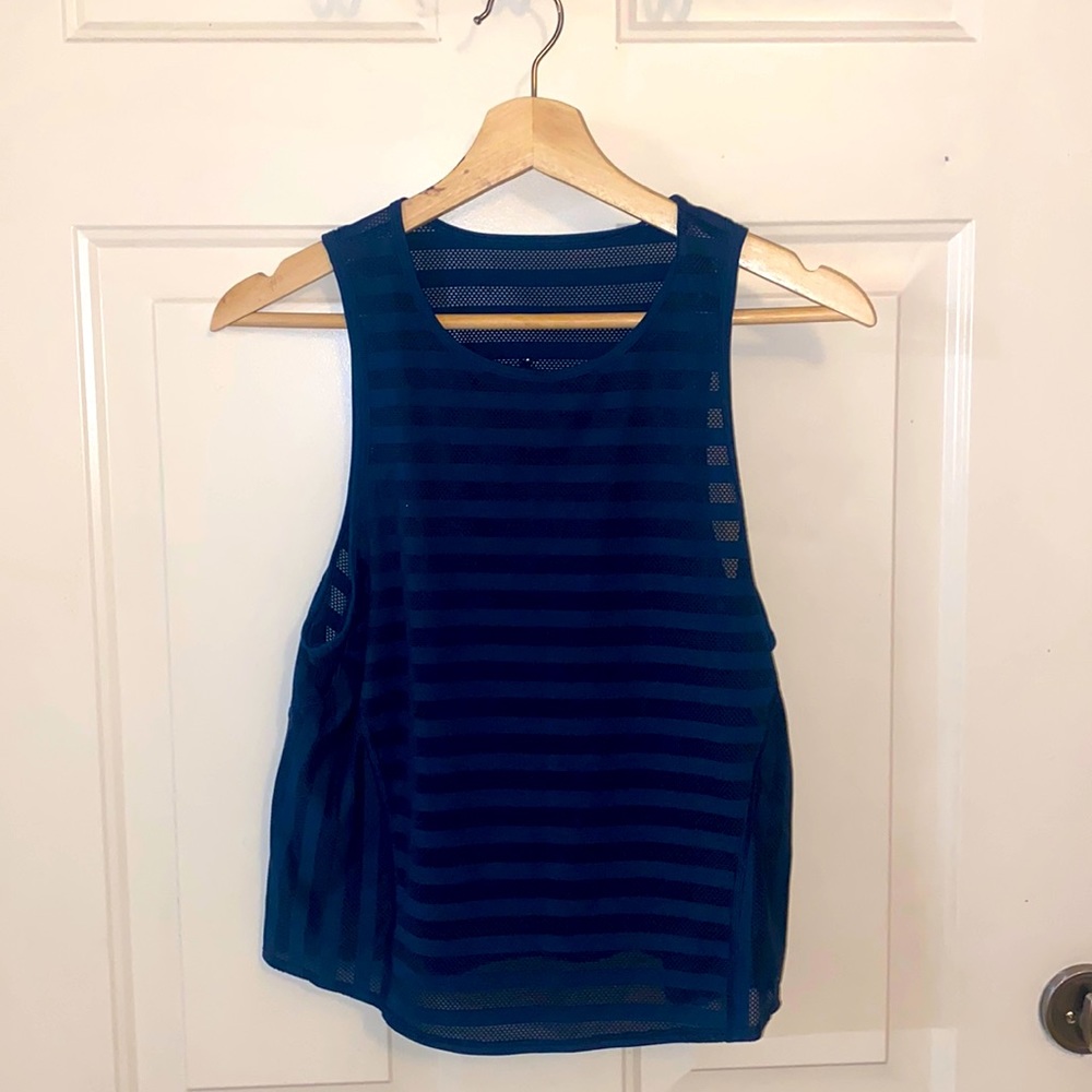 Dark blue tank top